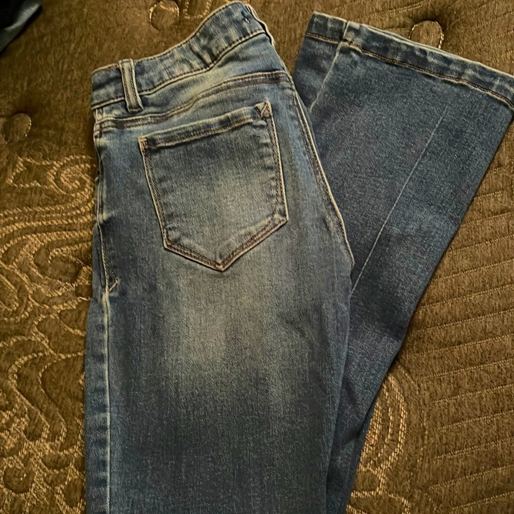 Brand Kensie jeans light blue bootcut jeans